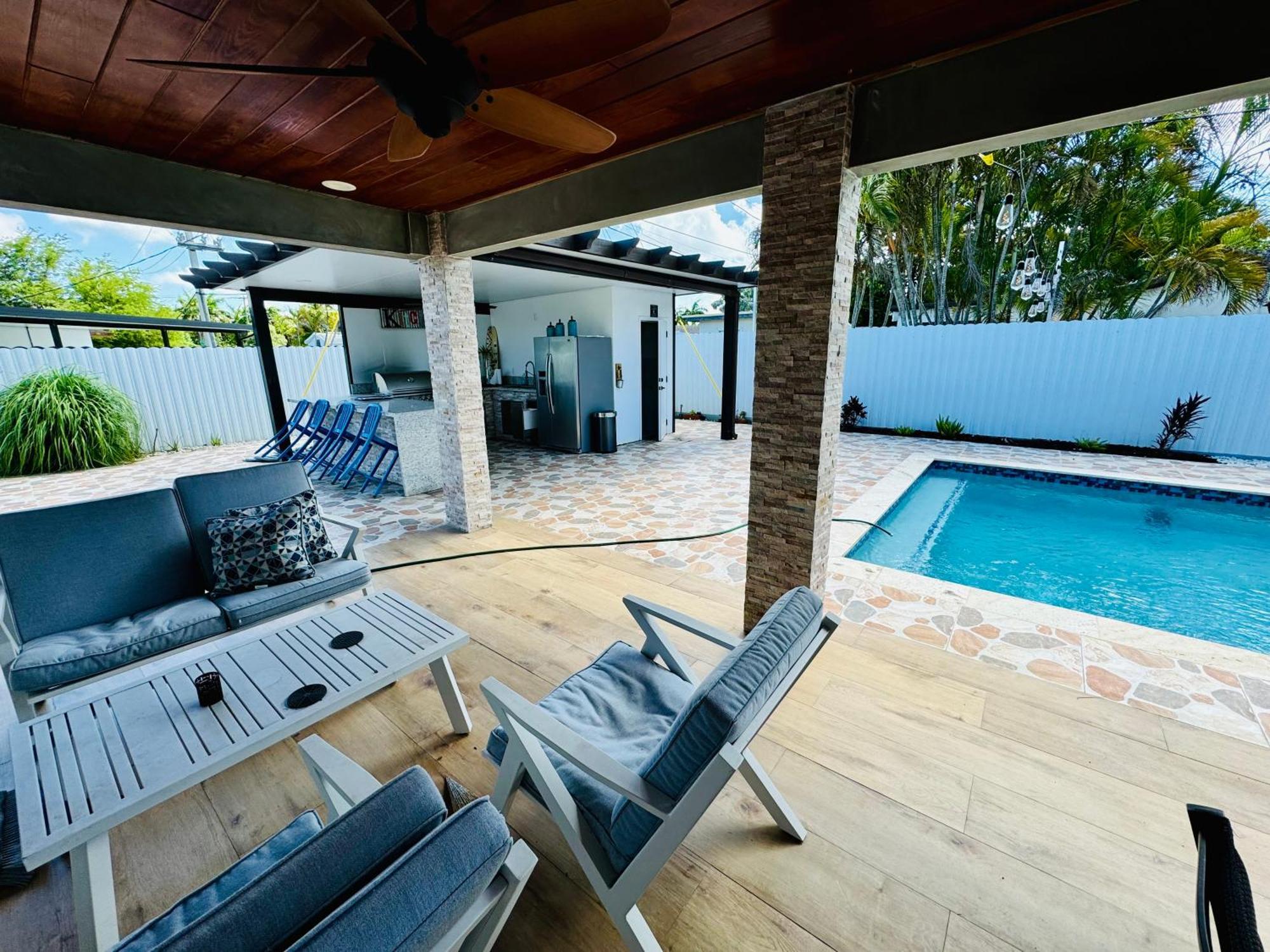 Heated Pool Hot Tub Miami Villa Luaran gambar