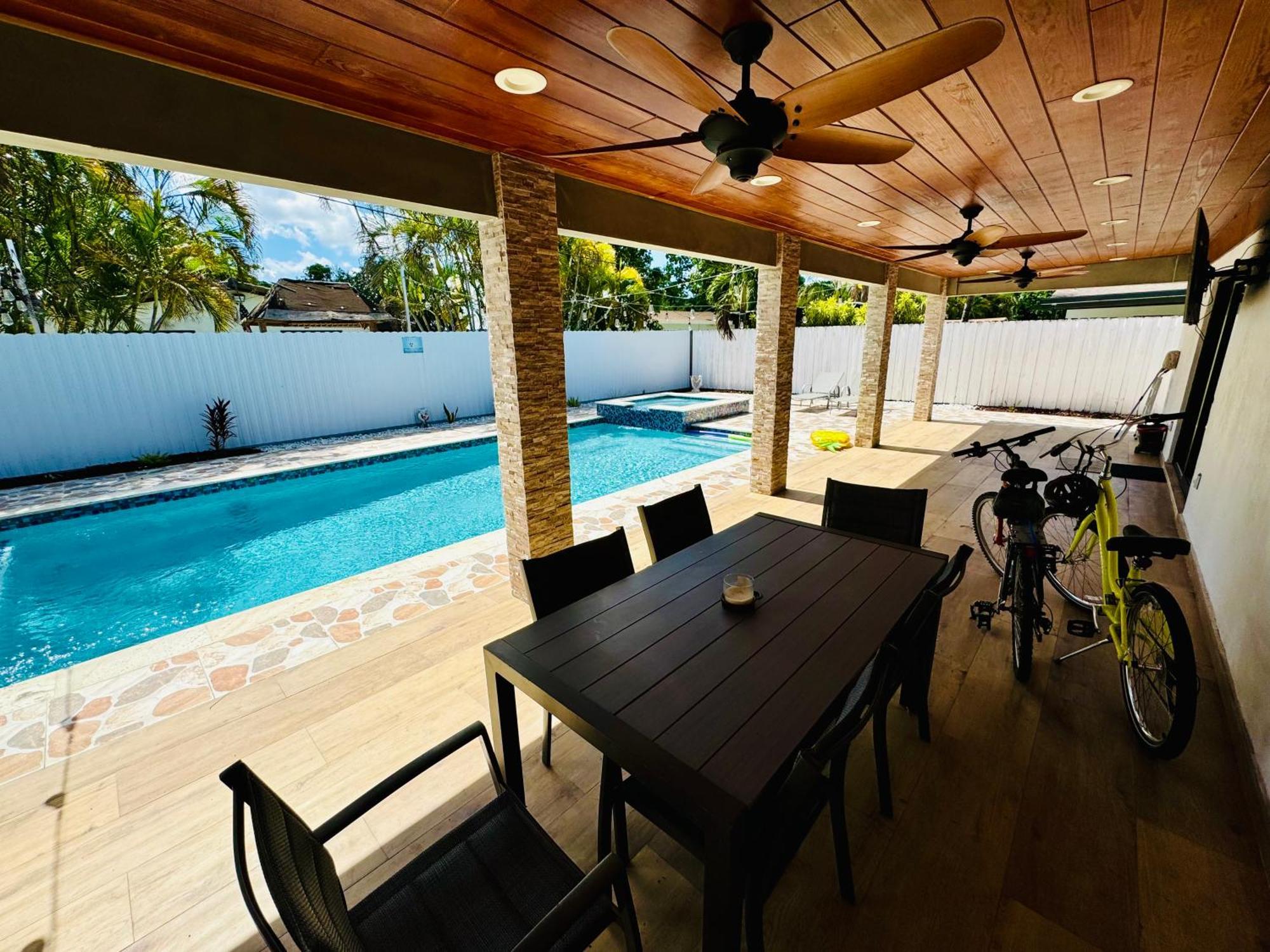 Heated Pool Hot Tub Miami Villa Luaran gambar