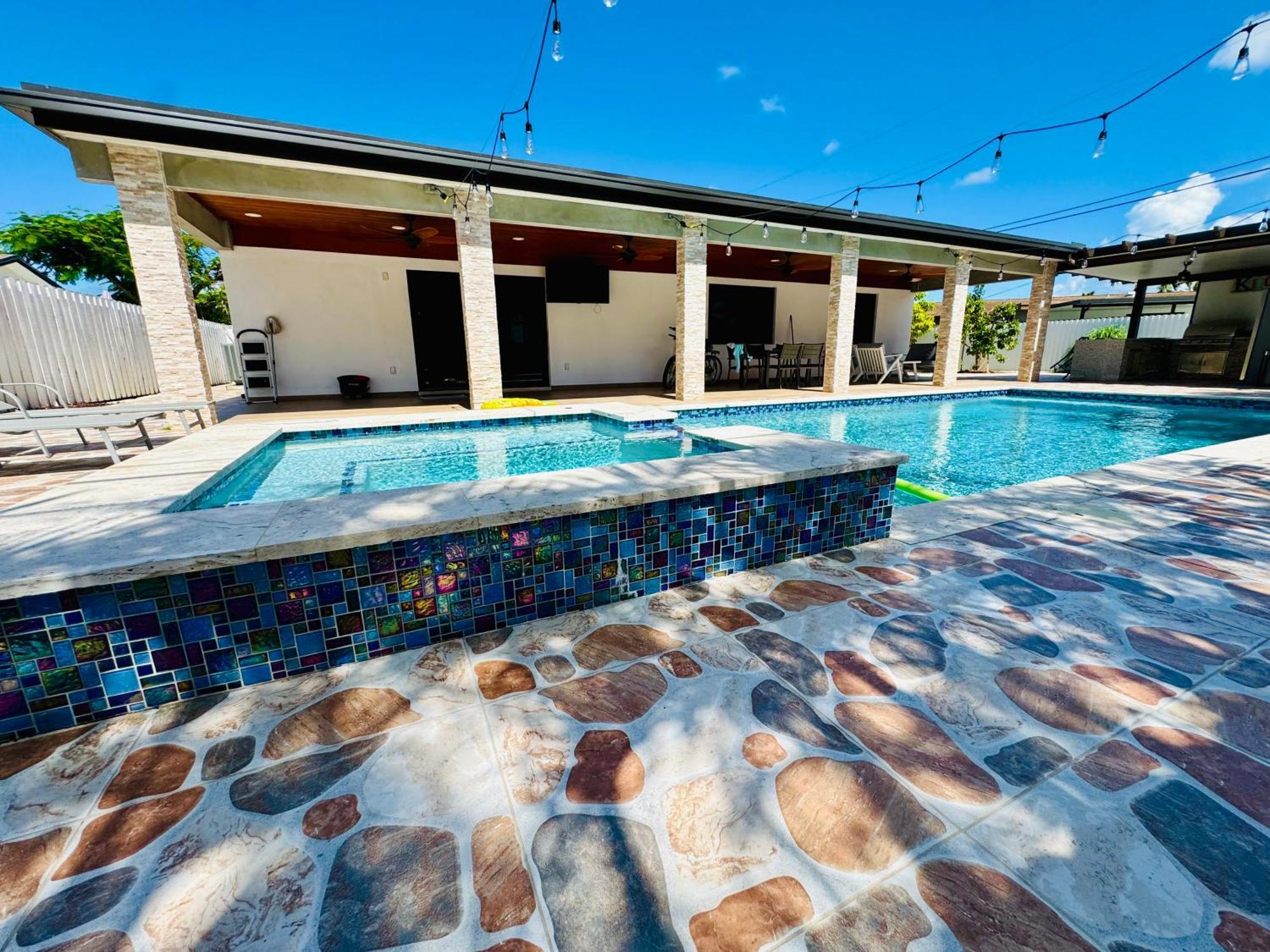 Heated Pool Hot Tub Miami Villa Luaran gambar