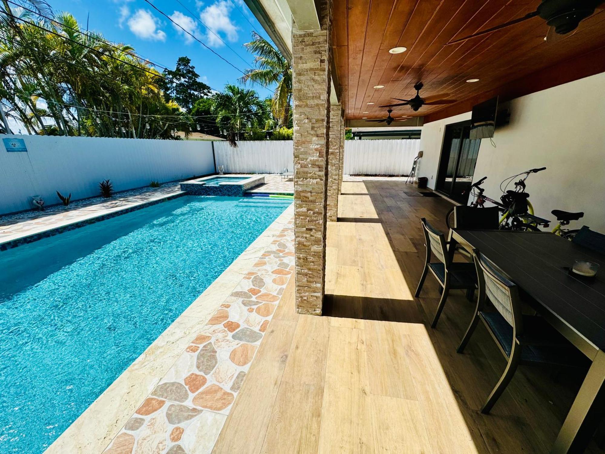 Heated Pool Hot Tub Miami Villa Luaran gambar