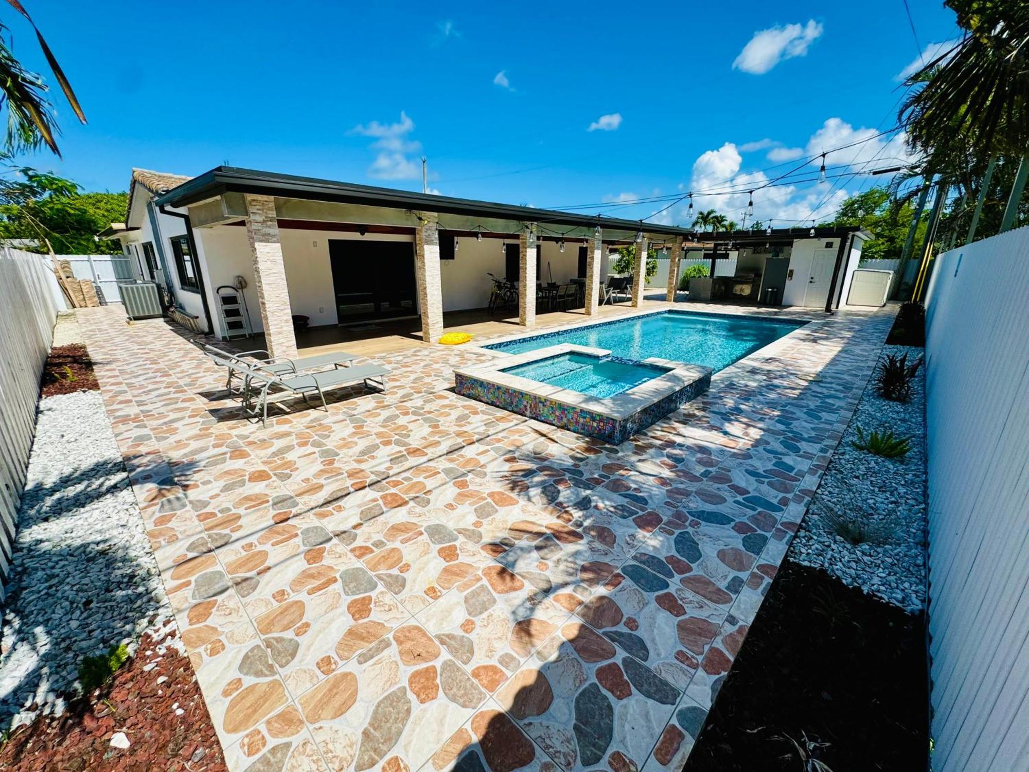Heated Pool Hot Tub Miami Villa Luaran gambar